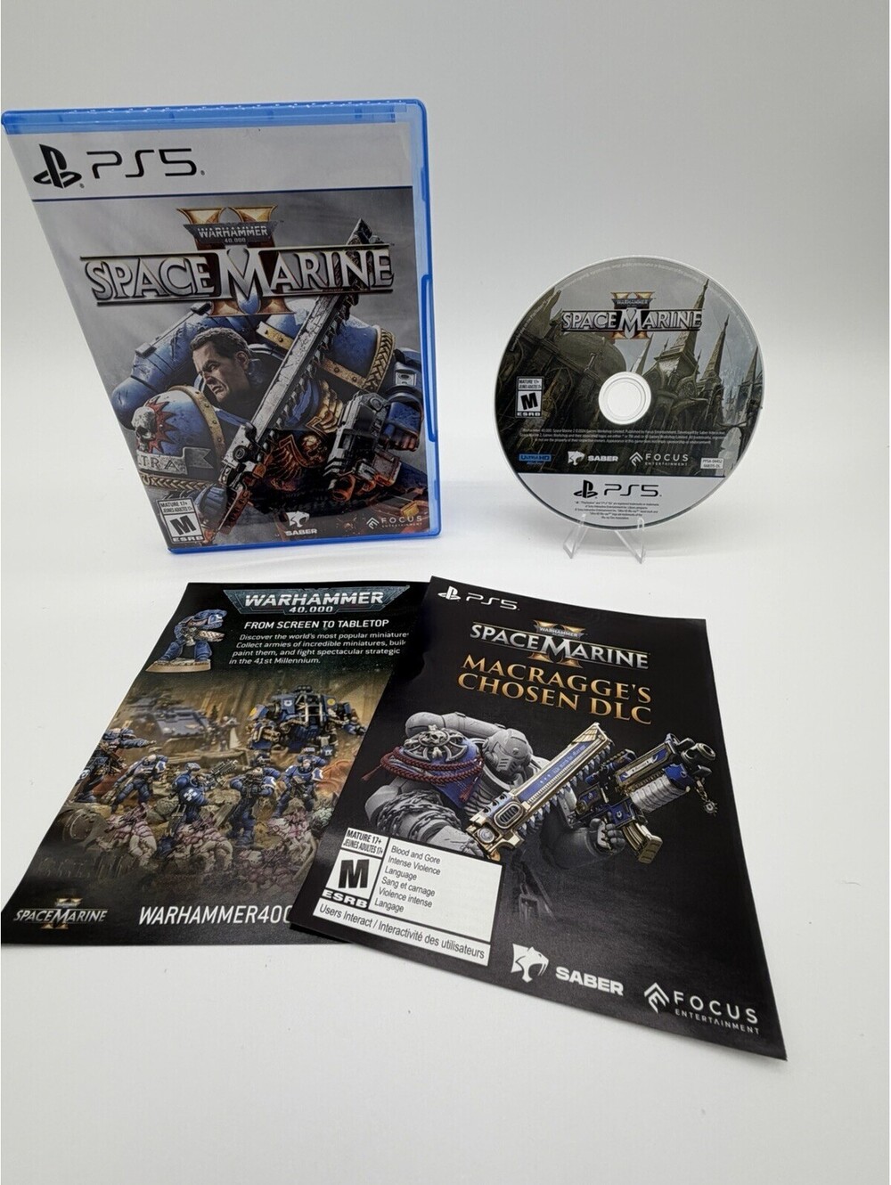 Warhammer 40,000: Space Marine 2 - Sony PlayStation 5 Complete CLEAN